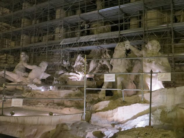 Trevi Fountain (under restoration)
